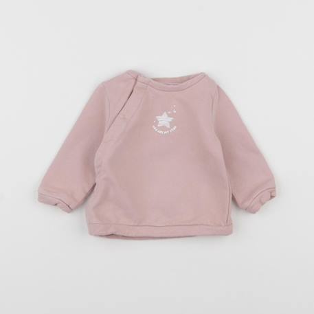 Sweat - 6 mois Rose 1 - vertbaudet enfant 
