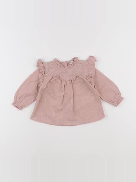 Blouse - 6 mois Rose 1 - vertbaudet enfant 