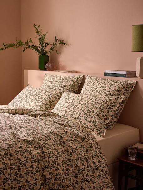 Taie d'oreiller percale de coton 'manon' Bleu+Jaune 7 - vertbaudet enfant 