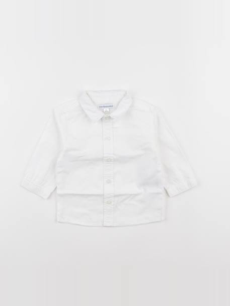 Chemise - 6 mois Blanc 1 - vertbaudet enfant 