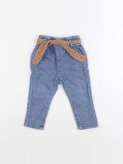 Seconde main-Fille-Pantalon-Jean - 12 mois