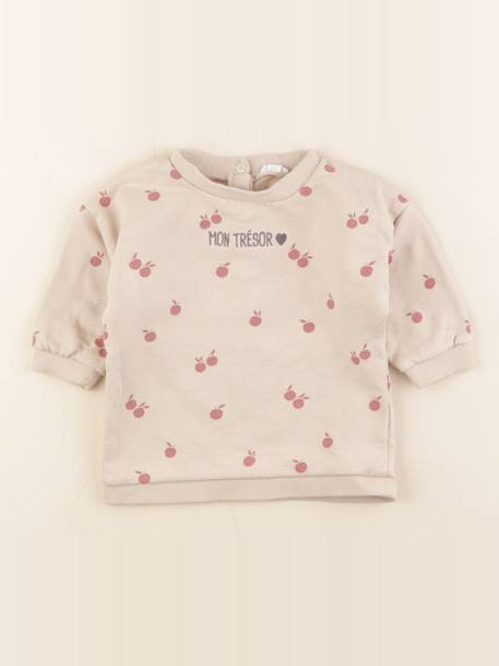 Sweat - 12 mois Beige 1 - vertbaudet enfant 