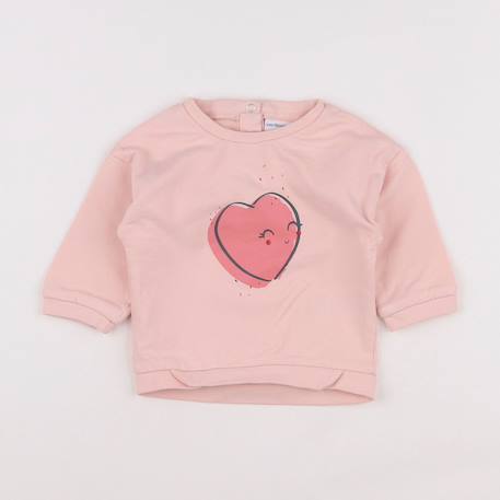 Sweat - 6 mois Rose 1 - vertbaudet enfant 