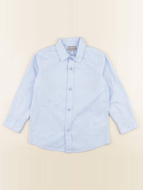 Chemise imprimé au dos - 4 ans Bleu 1 - vertbaudet enfant 
