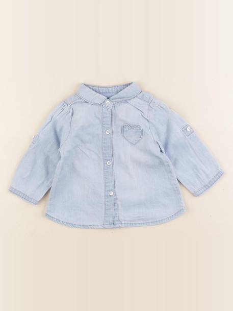 Chemise - 6 mois Bleu 1 - vertbaudet enfant 