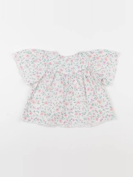 Blouse - 9 mois Rose, vert 1 - vertbaudet enfant 