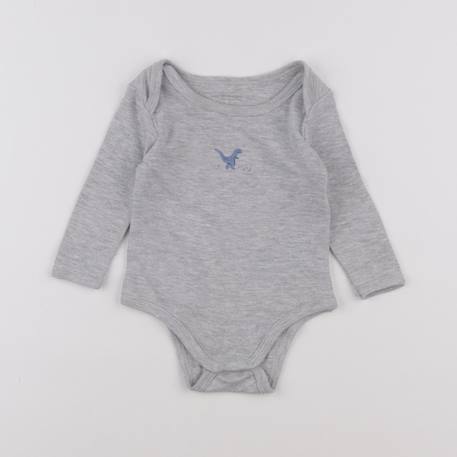 Body - 6 mois Gris 1 - vertbaudet enfant 