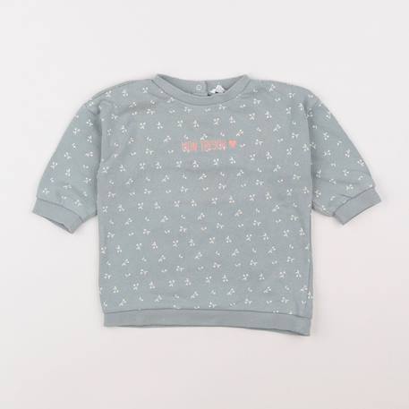 Sweat - 12 mois Vert 1 - vertbaudet enfant 