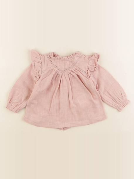 Blouse - 6 mois Rose 1 - vertbaudet enfant 