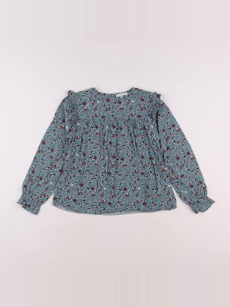 Blouse - 9 ans Bleu 1 - vertbaudet enfant 