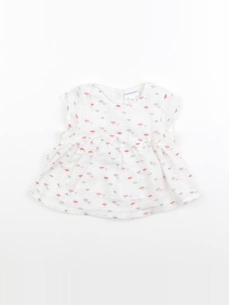 Blouse - 12 mois Blanc 1 - vertbaudet enfant 