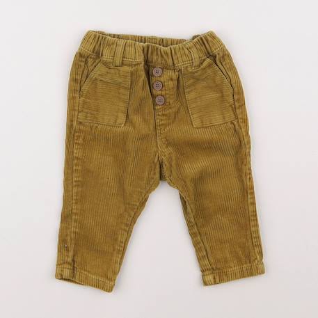 Pantalon - 6 mois Jaune 1 - vertbaudet enfant 