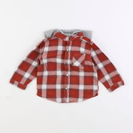 Chemise - 12 mois Rouge 1 - vertbaudet enfant 
