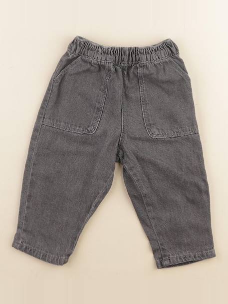 Jean - 12 mois Gris 1 - vertbaudet enfant 
