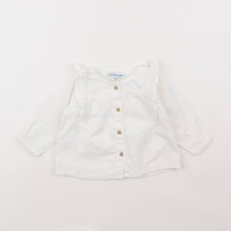 Blouse - 3 mois Blanc 1 - vertbaudet enfant 