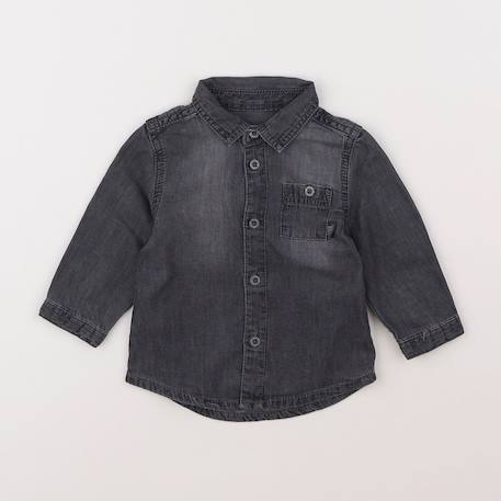 Chemise - 6 mois Noir 1 - vertbaudet enfant 