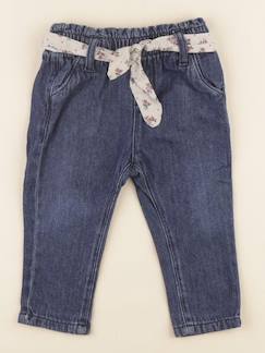 Seconde main-Fille-Pantalon-Jean - 9 mois