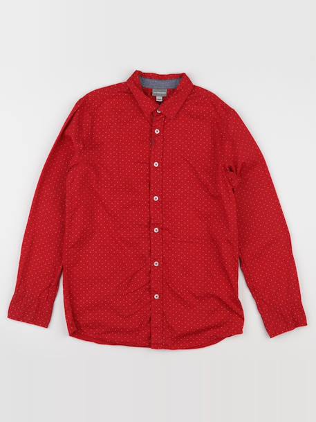 Chemise - 12 ans Rouge 1 - vertbaudet enfant 