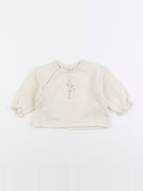 Sweat - 6 mois Beige 1 - vertbaudet enfant 
