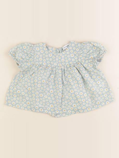 Blouse - 3 mois Bleu 1 - vertbaudet enfant 