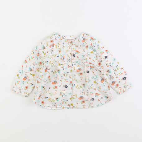 Blouse - 12 mois Blanc 1 - vertbaudet enfant 