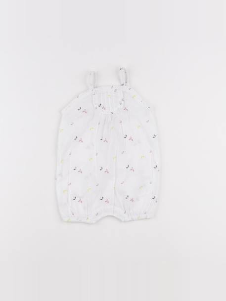 Combinaison - 6 mois Blanc 1 - vertbaudet enfant 