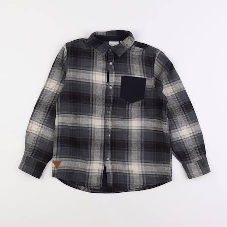 Chemise - 10 ans Gris, noir 1 - vertbaudet enfant 