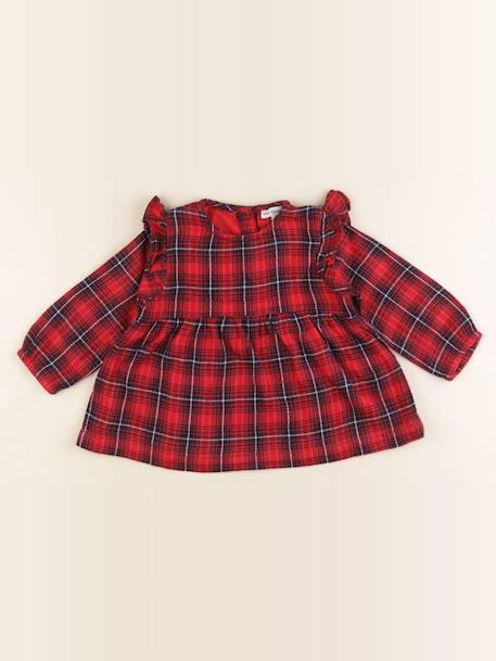 Blouse - 12 mois Rouge 1 - vertbaudet enfant 