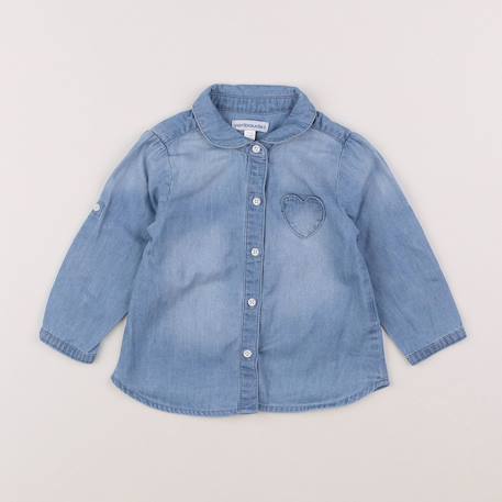 Chemise - 12 mois Bleu 1 - vertbaudet enfant 