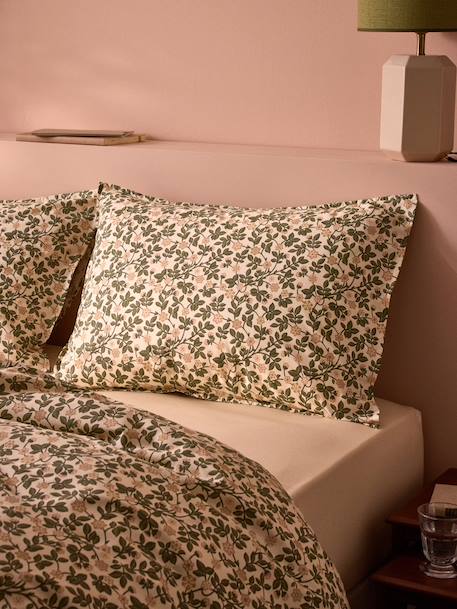 Taie d'oreiller percale de coton 'manon' Bleu+Jaune 9 - vertbaudet enfant 