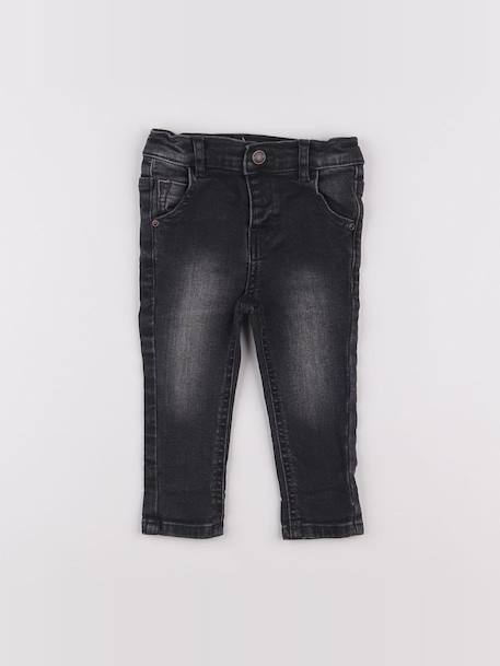 Jean - 9 mois Gris 1 - vertbaudet enfant 