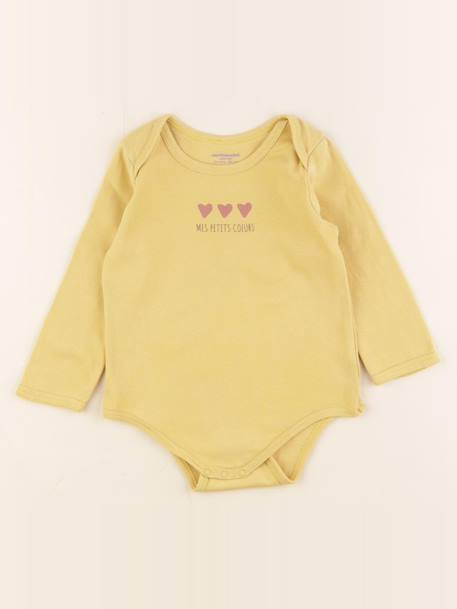 Body - 24 mois Jaune 1 - vertbaudet enfant 