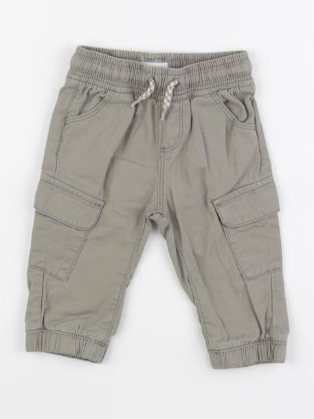 Pantalon - 9 mois Vert 1 - vertbaudet enfant 