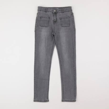 Jean - 9 ans Gris 1 - vertbaudet enfant 