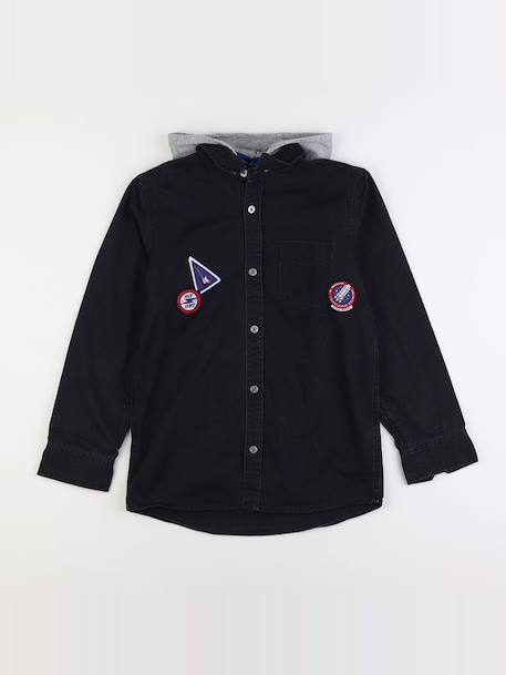 Chemise - 12 ans Noir 1 - vertbaudet enfant 