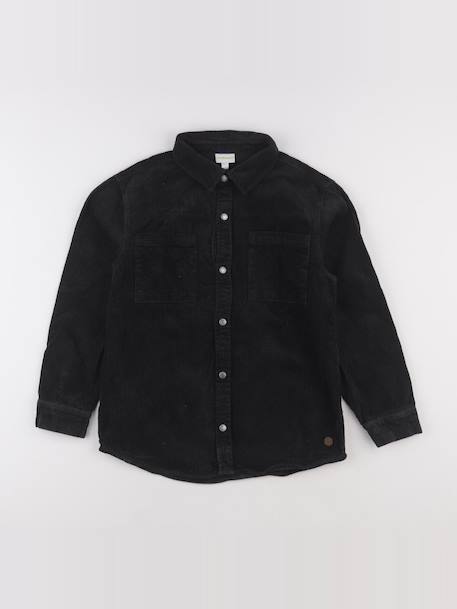 Chemise - 10 ans Noir 1 - vertbaudet enfant 