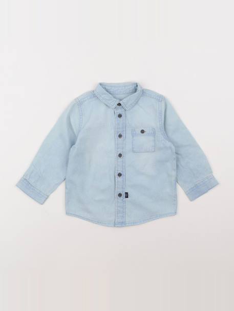 Chemise - 18 mois Bleu 1 - vertbaudet enfant 