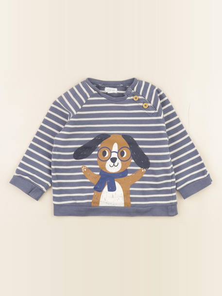 Sweat - 24 mois Bleu 1 - vertbaudet enfant 