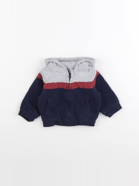 Sweat - 3 mois Bleu 1 - vertbaudet enfant 