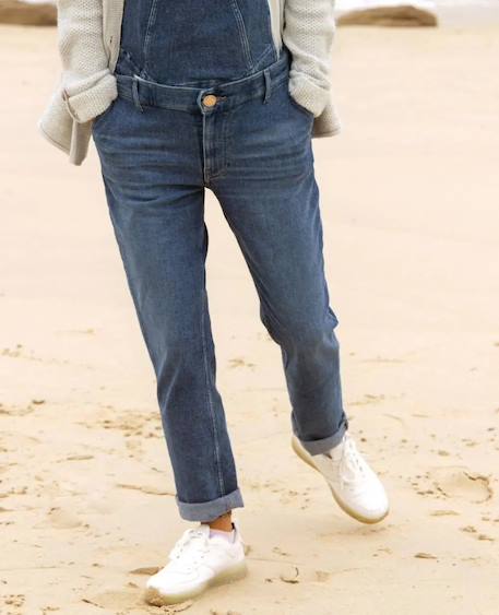 Jean de grossesse mom fit carrie gris Gris+Mid blue 11 - vertbaudet enfant 