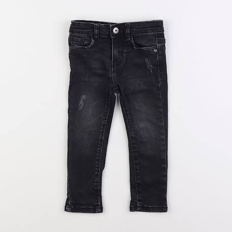 Jean - 2 ans Gris, noir 1 - vertbaudet enfant 