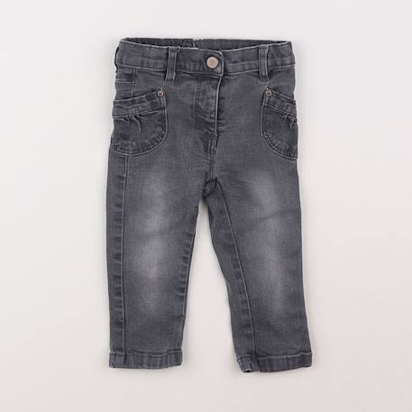 Jean - 12 mois Gris 1 - vertbaudet enfant 