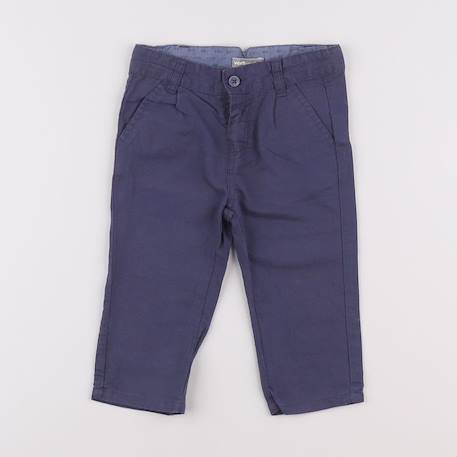 Pantalon - 12 mois Bleu 1 - vertbaudet enfant 