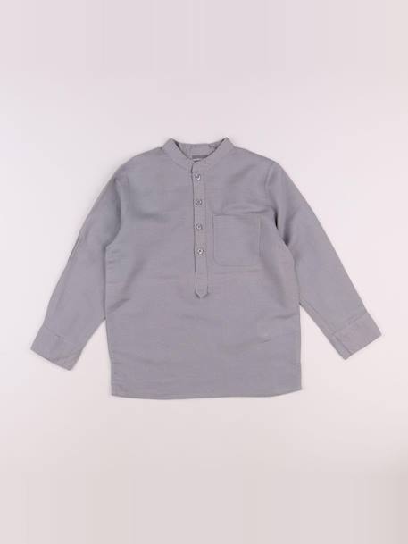 Chemise - 6 ans Gris 1 - vertbaudet enfant 