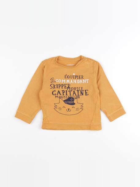 Sweat - 12 mois Orange 1 - vertbaudet enfant 