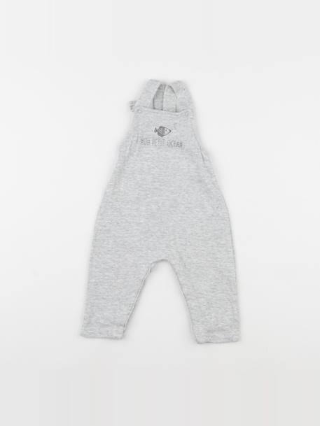Salopette - 6 mois Gris 1 - vertbaudet enfant 