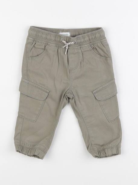 Pantalon - 9 mois Vert 1 - vertbaudet enfant 
