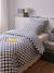 Housse de couette percale de coton 'marius' Bleu+Vert 1 - vertbaudet enfant 