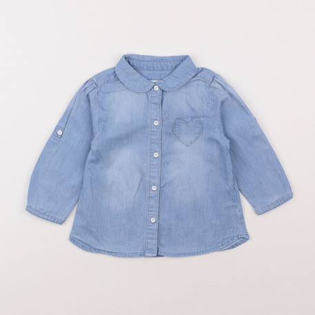 Chemise - 12 mois Bleu 1 - vertbaudet enfant 