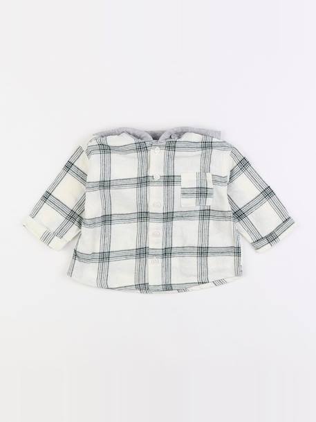 Chemise - 6 mois Beige, vert 1 - vertbaudet enfant 